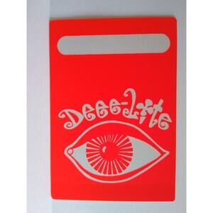 Deee-Lite Groove Is In The Heart Backstage Pass Vintage Cloth Fabric 1990 Dance